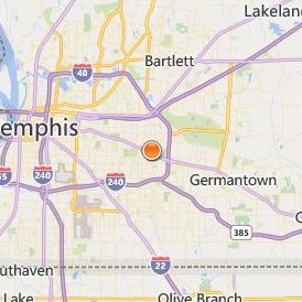 Concorde Career College Memphis Location Map - City View