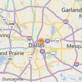 Criswell College Location Map - City View