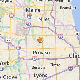 Curve Metric School of Hair Design Location Map - City View