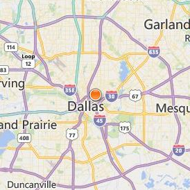 Dallas Theological Seminary Location Map - City View