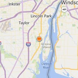 Detroit Business Institute Downriver Location Map - City View