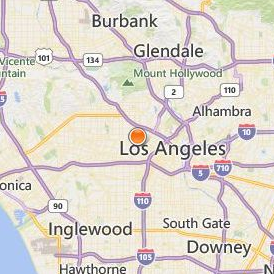 Dongguk University Los Angeles Location Map - City View