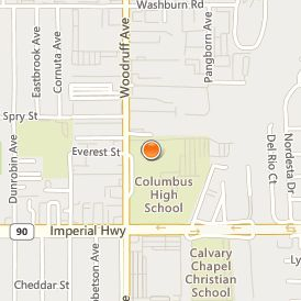Downey Adult School Location Map - Street View