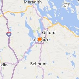 Empire Beauty School Laconia Location Map - City View