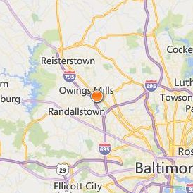 Empire Beauty School Owings Mills Location Map - City View
