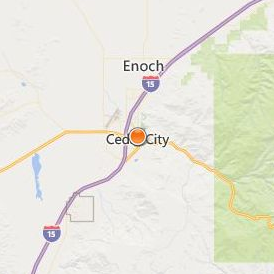 Evans Hairstyling College Cedar City Location Map - City View