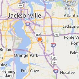 Florida Coastal School of Law Location Map - City View