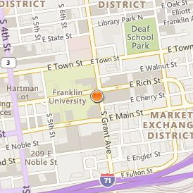 Franklin University Location Map - Street View