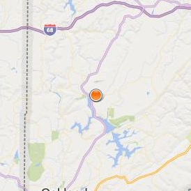 Garrett College Location Map - City View
