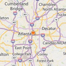 Georgia Perimeter College Location Map - City View