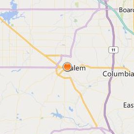 Hannah E Mullins School of Practical Nursing Location Map - City View