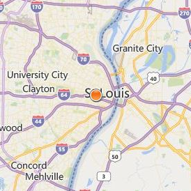 Harris Stowe State University Location Map - City View