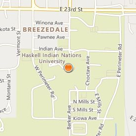 Haskell Indian Nations University Location Map - Street View