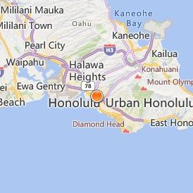 Honolulu Community College Location Map - City View