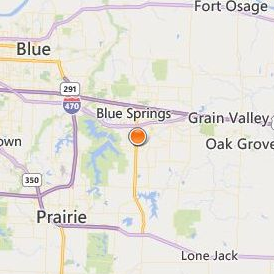 House of Heavilin Beauty College Blue Springs Location Map - City View