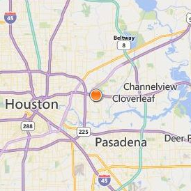 Houston Training School Jacinto City Location Map - City View