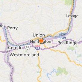 Huntington Junior College Location Map - City View