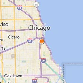 Illinois College of Optometry Location Map - City View