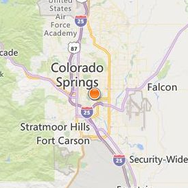 Intellitec College Colorado Springs Location Map - City View