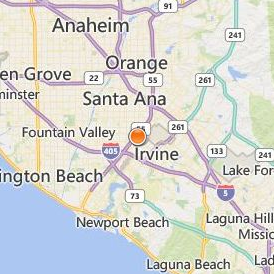 InterCoast Colleges Orange Location Map - City View