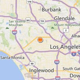 Toni & Guy Hairdressing Academy Santa Monica Location Map - City View