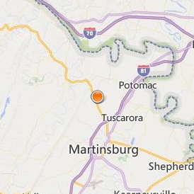 James Rumsey Technical Institute Location Map - City View