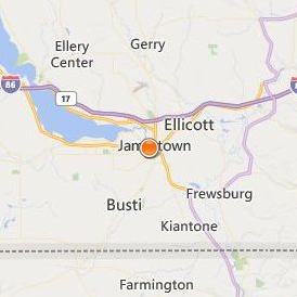 Jamestown Business College Location Map - City View