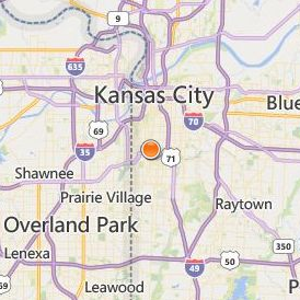 Kansas City Art Institute Location Map - City View