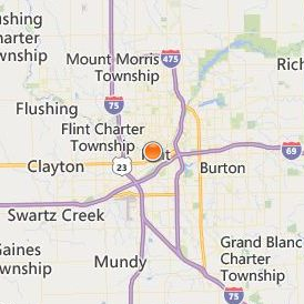 Kettering University Location Map - City View