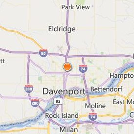 La James International College Davenport Location Map - City View