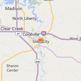 La James International College Iowa City Location Map - City View