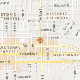 Lafayette Beauty Academy Location Map - Street View