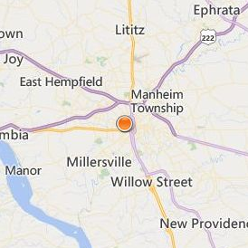 Lancaster Theological Seminary Location Map - City View