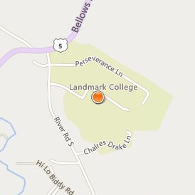 Landmark College Location Map - Street View
