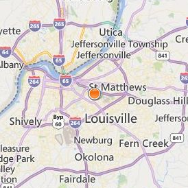 Louisville Presbyterian Theological Seminary Location Map - City View