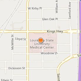 Louisiana State University Health Sciences Center Shreveport Location Map - Street View