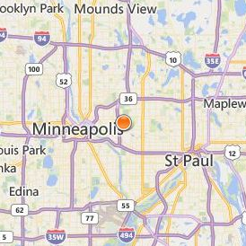 Luther Seminary Location Map - City View