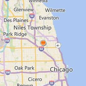 Mac Daniels Beauty School Location Map - City View
