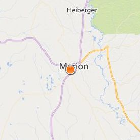Marion Military Institute Location Map - City View
