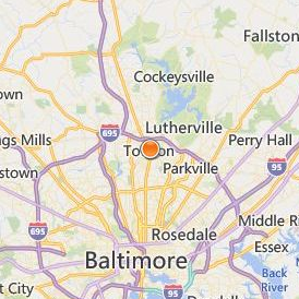 Fortis Institute Towson Location Map - City View
