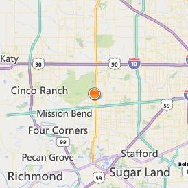 Fortis College Houston Location Map - City View