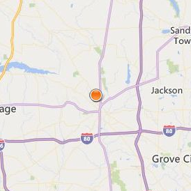 Mercer County Career Center Location Map - City View