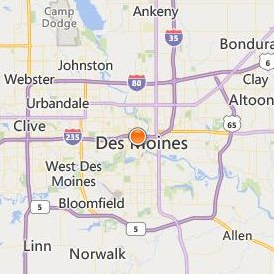 Mercy College of Health Sciences Location Map - City View