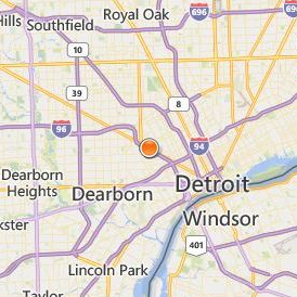Michigan Barber School Location Map - City View