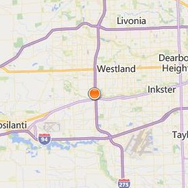 Michigan Institute of Aviation and Technology Location Map - City View