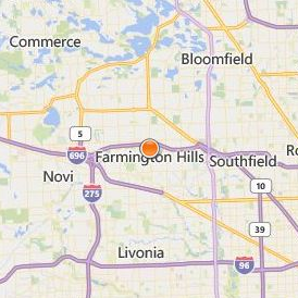 Michigan School of Professional Psychology Location Map - City View