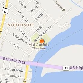 Mid Atlantic Christian University Location Map - Street View