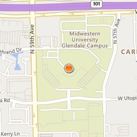 Midwestern University Glendale Location Map - Street View