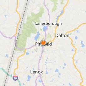 Mildred Elley Pittsfield Location Map - City View