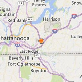 Miller Motte Technical College Chattanooga Location Map - City View